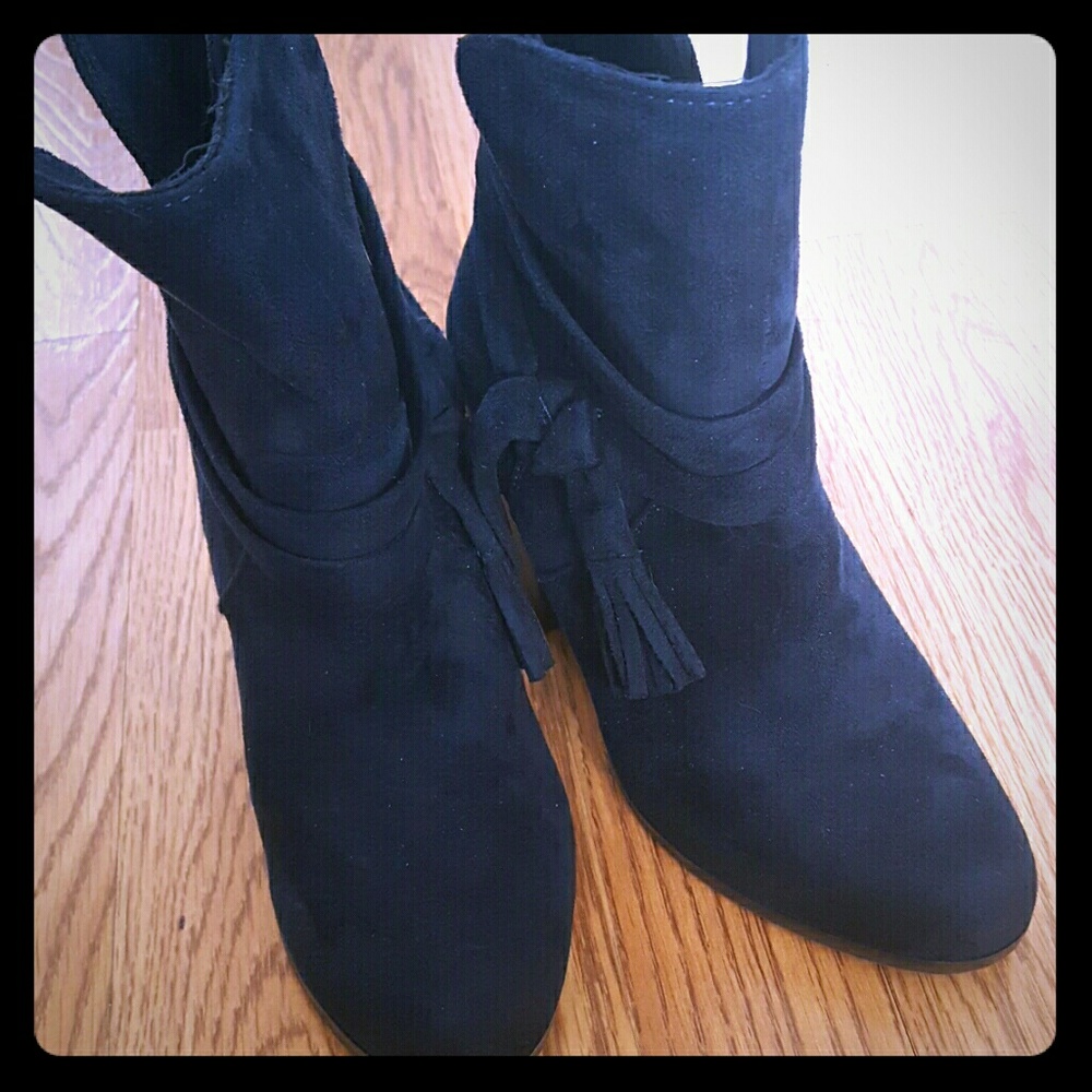 Suede Booties